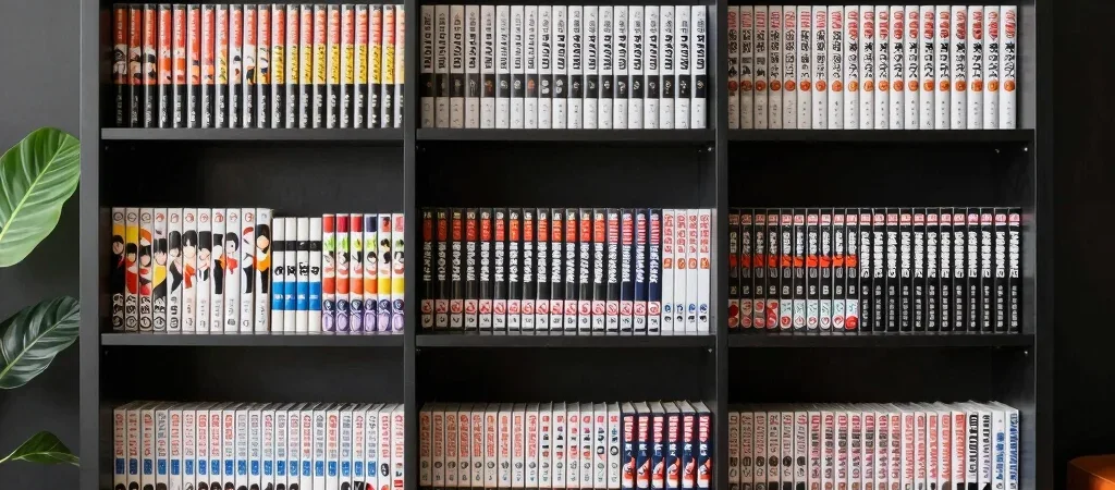 Monte uma estante otaku que deixe as figuras aparecerem